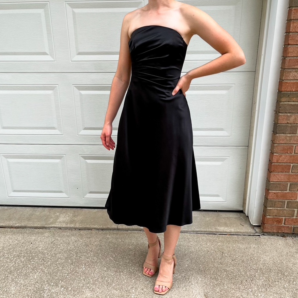 Women's Night Way Black Strapless Dress